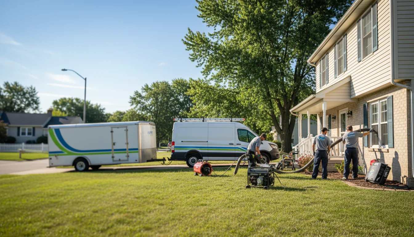 Flooded Basement Restoration And Cleanup With Repair in Williamsburg, MI near me